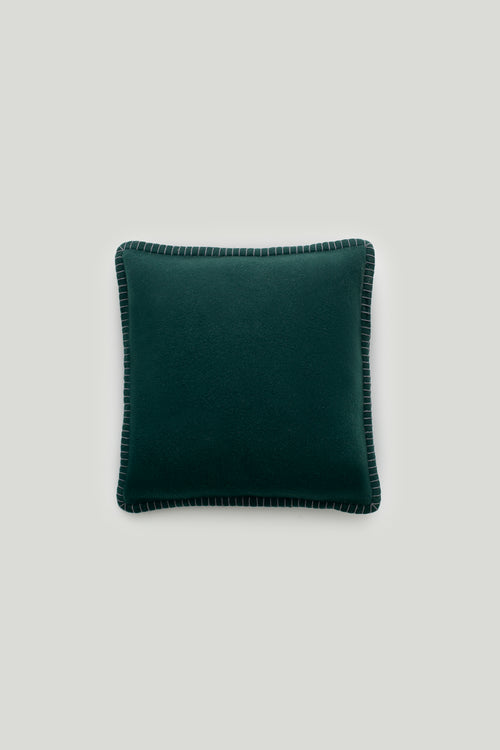 Amsterdam Cushion Pine | LISA YANG | Grön mörkgrön grå kuddfodral i 100% kashmir